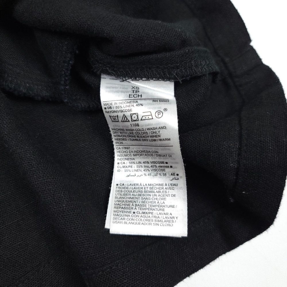 Old Navy Linen Minimal Boho Belted Flutter Sleeve… - image 7